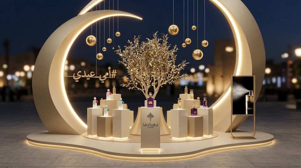 perfume exhibition booth