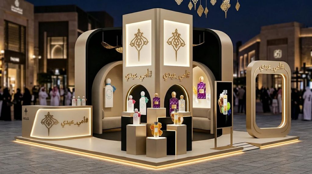 perfume exhibition booth