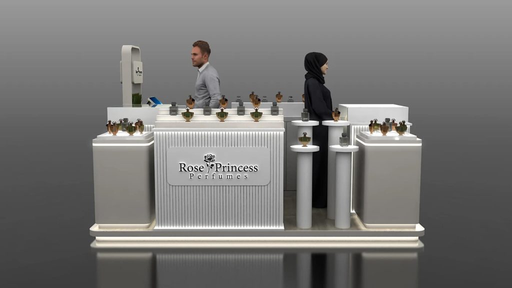 perfume kiosk