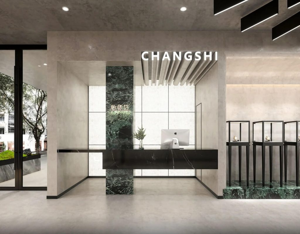 watch & handbag store design