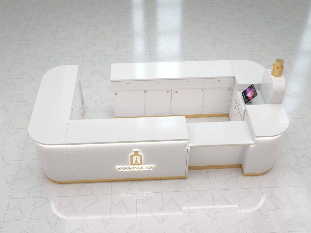 perfume kiosk