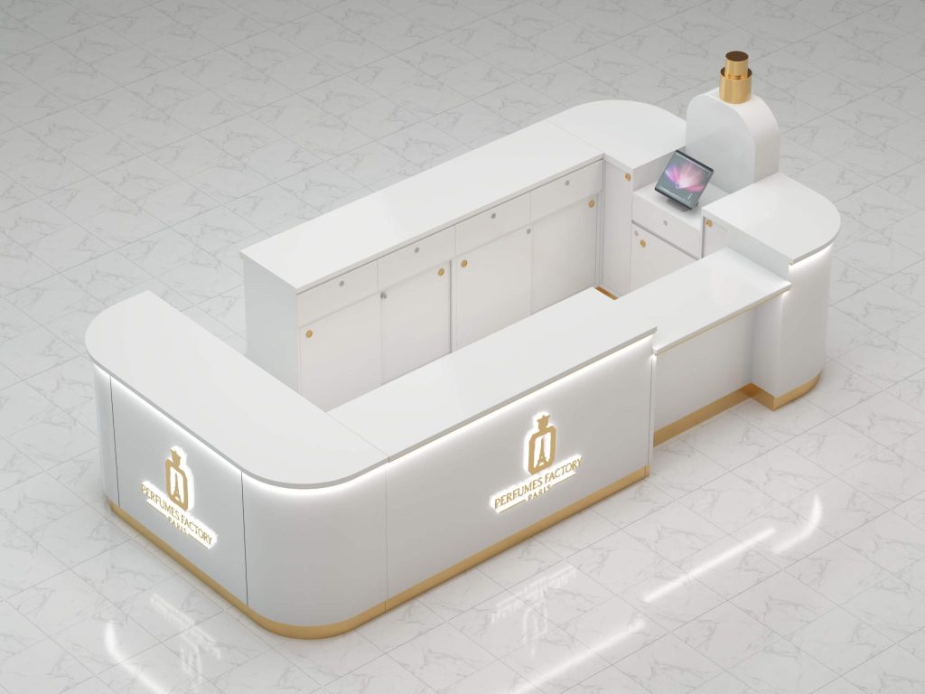 perfume kiosk