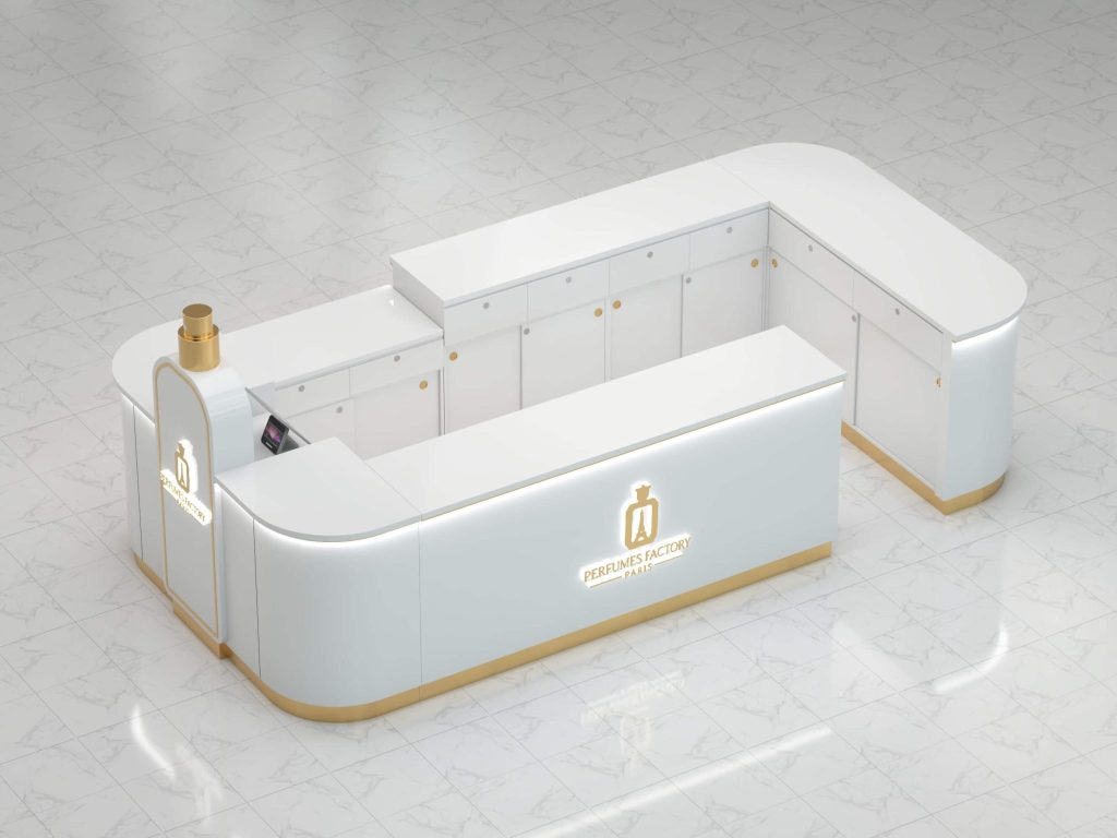 perfume kiosk